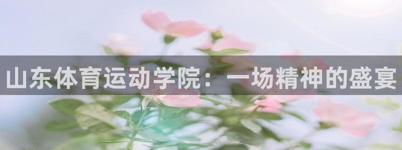 678体育app：山东体育运动学院：一场精神的盛宴